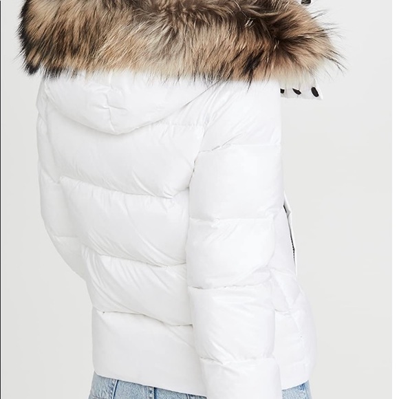 SAM FUR ANNABELLE DOWN JACKET (MARSHMALLOW) - Picture 4 of 4